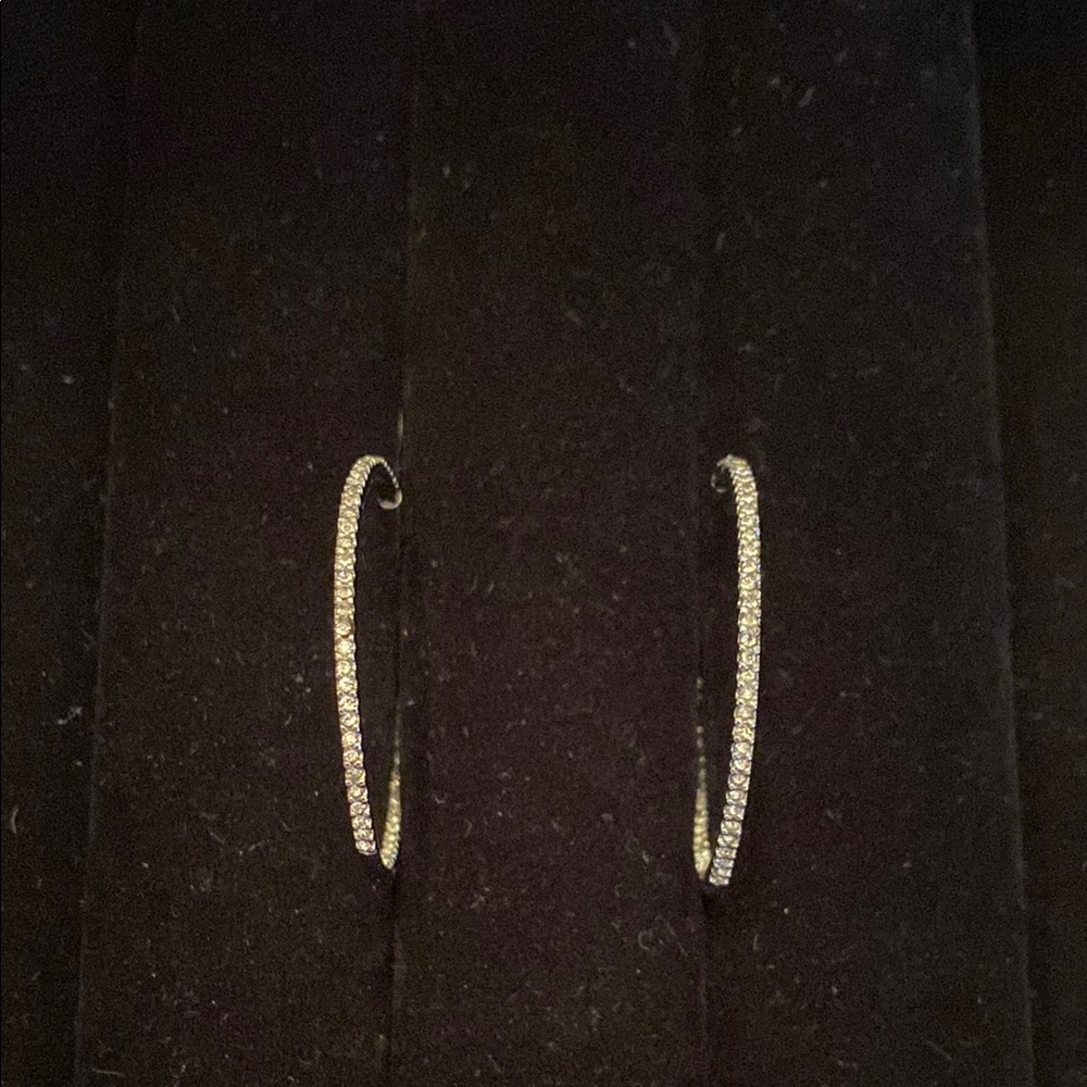 Elegant Silver Hoop Earrings